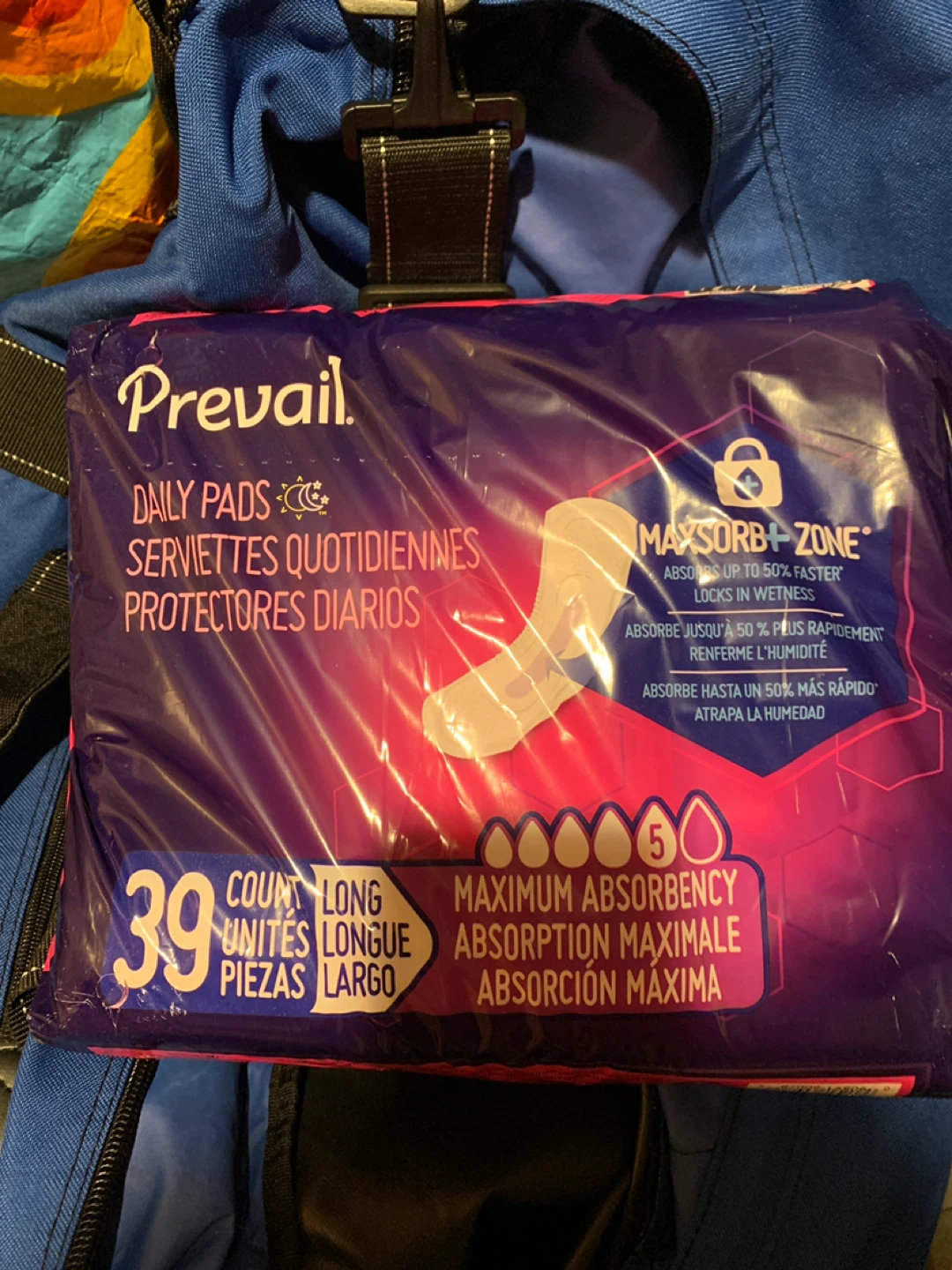 Prevail Daily Pads - Long Length, 39 Count