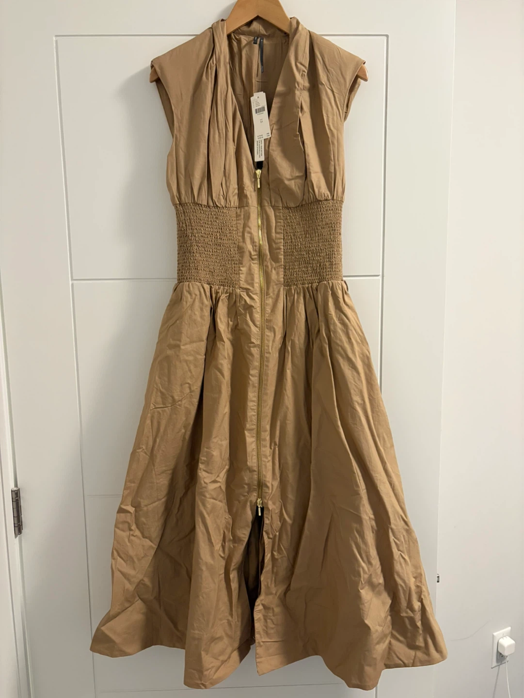 Anthropologie Maeve The Tommie Zip-Front Midi Dress - NEW! - photo 2