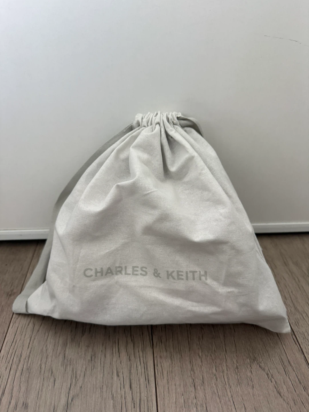 CHARLES & KEITH Canvas & Faux Leather Top Handle Bag - photo 4