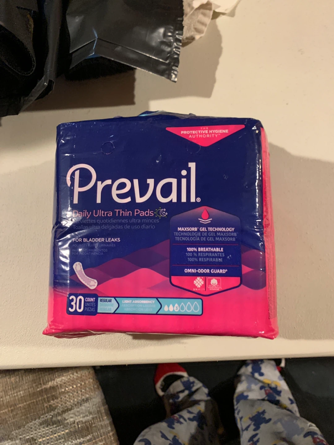 Prevail Daily Ultra Thin Pads - Light Absorbency