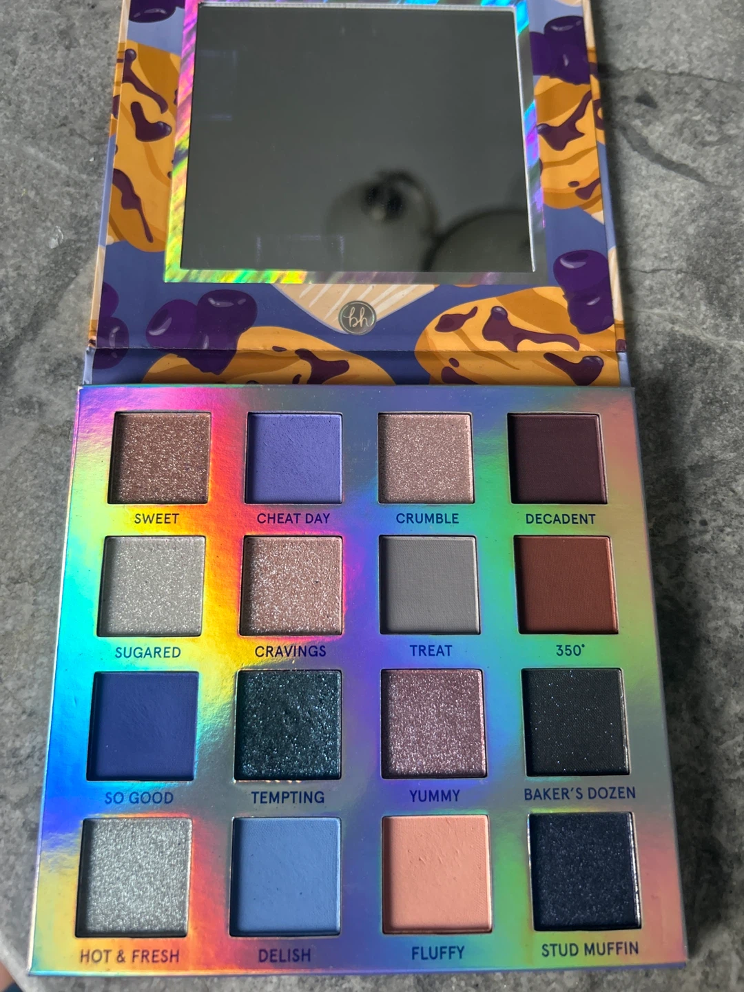 BH Cosmetics Weekend Vibes Blueberry Muffin Shadow Palette