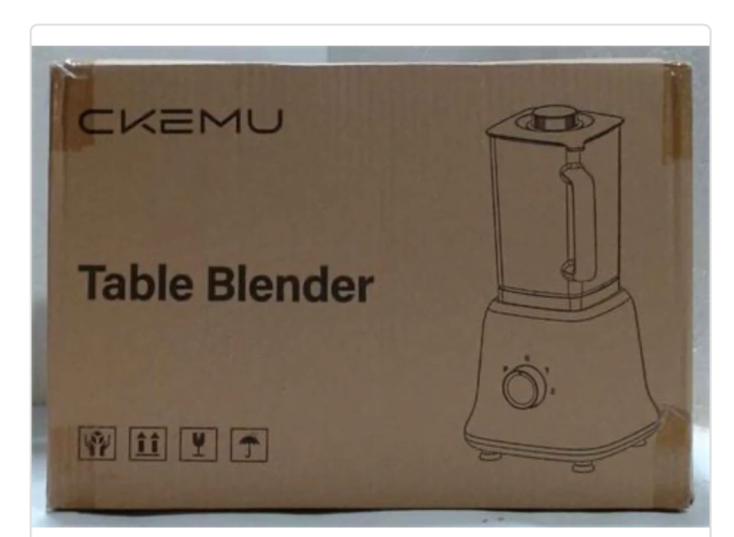Table Blender glass jar 58 oz - professional Cream - photo 2