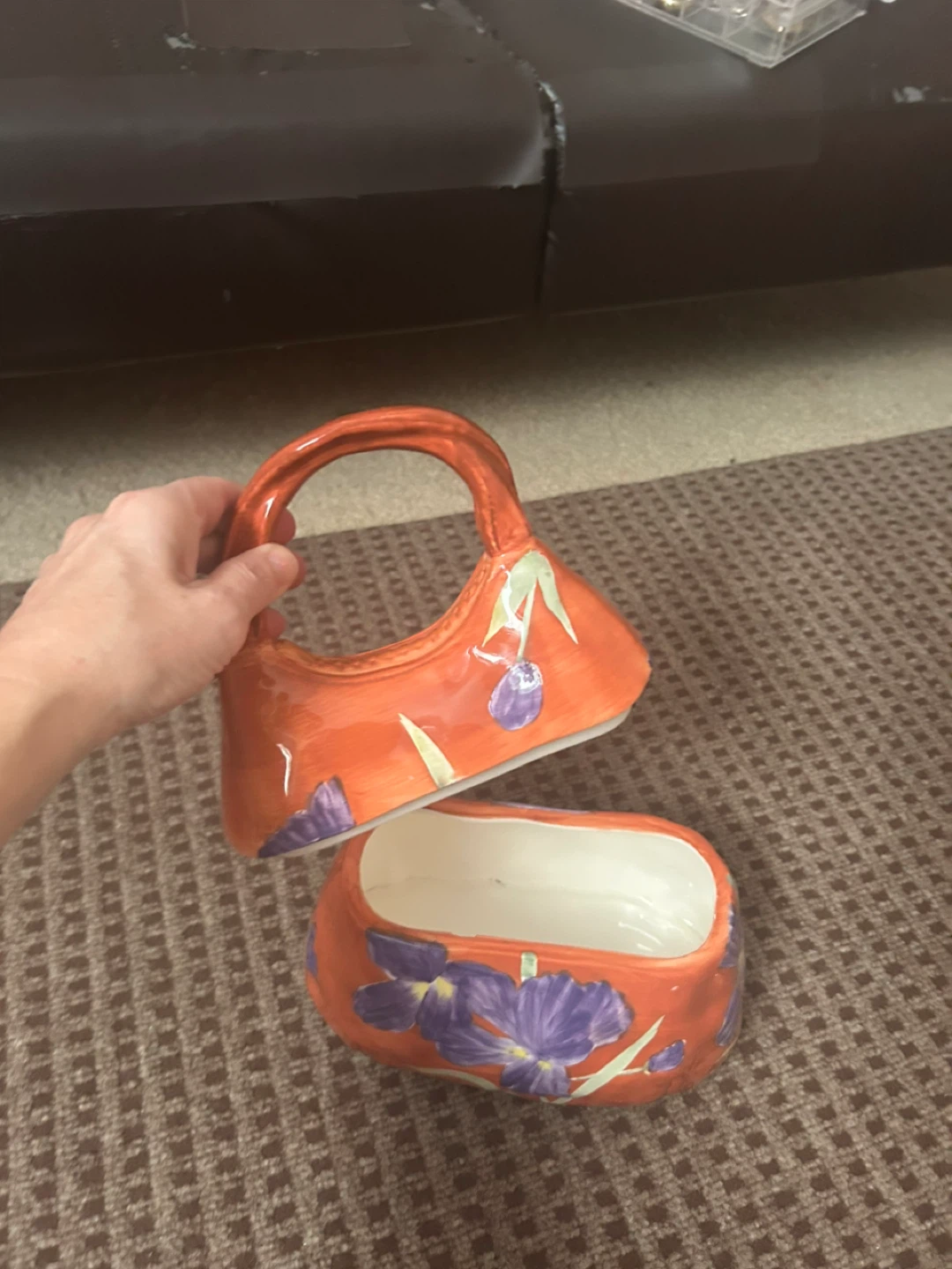 Ceramic Handbag Trinket Dish - photo 2