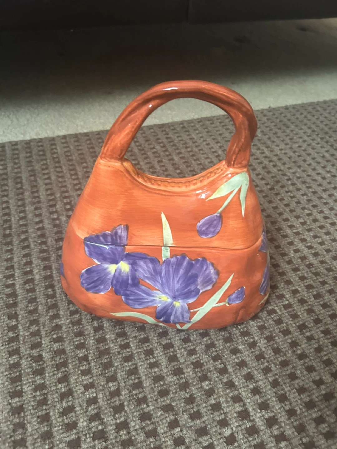 Ceramic Handbag Trinket Dish