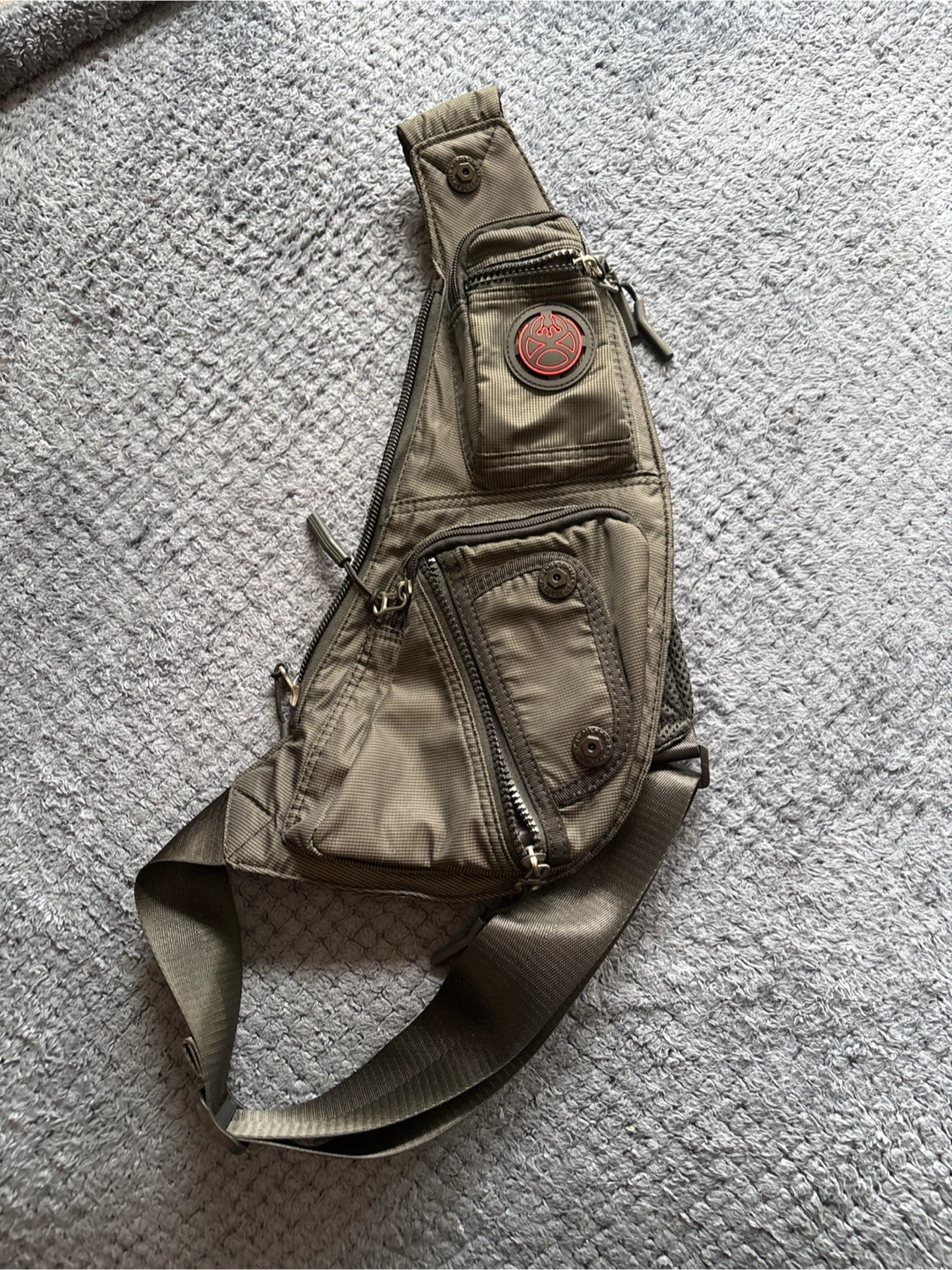 Men's Sling Bag - Khaki