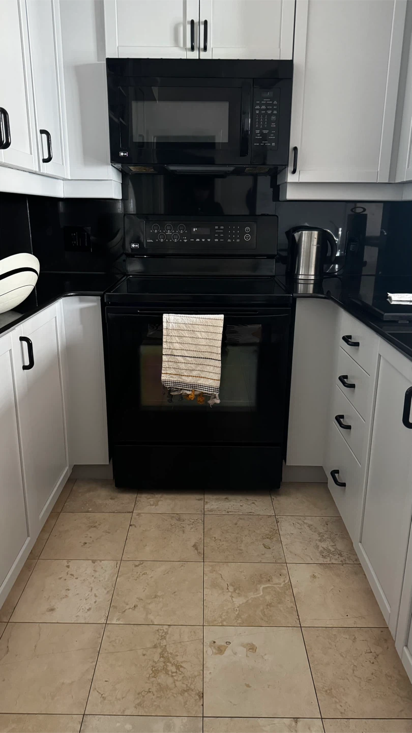 LG Over-the-Range Microwave and Electric Stove