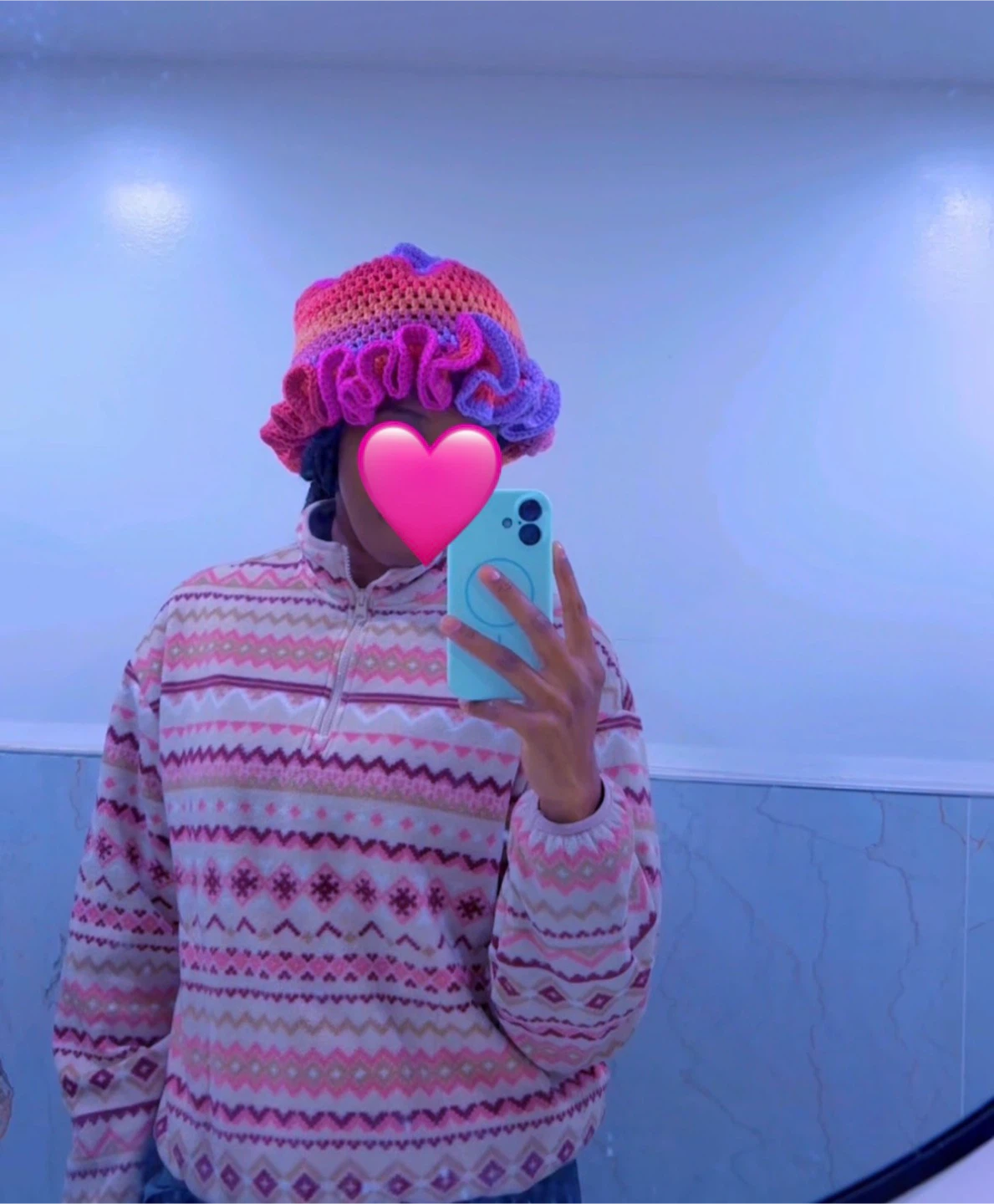 Handmade Crochet Bucket Hat - photo 2
