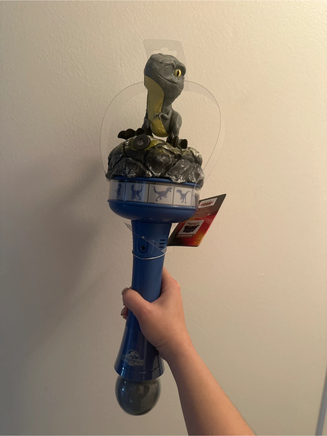 Jurassic World Bubble Wand with Lights, Sounds, and Vibrations