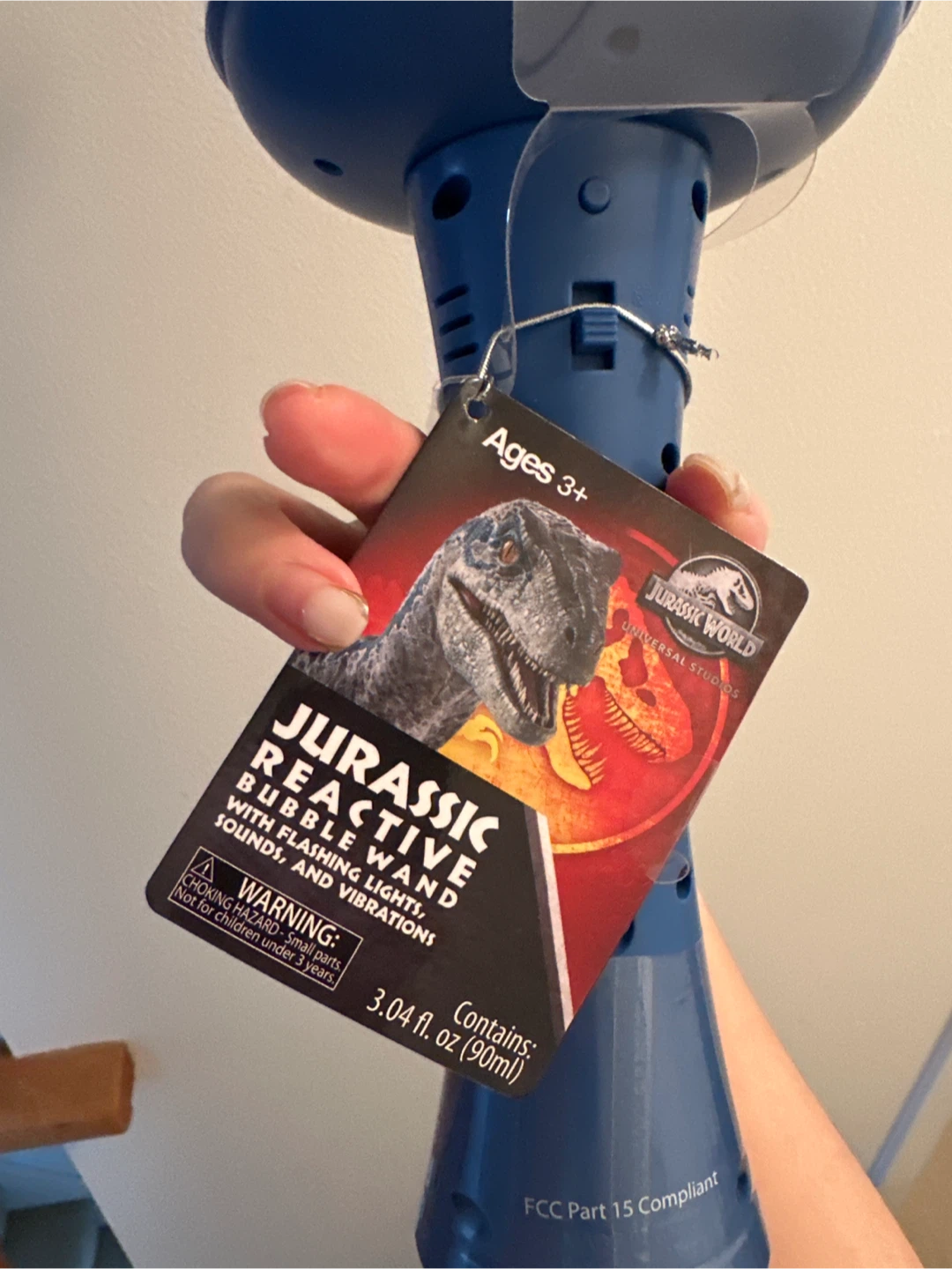 Jurassic World Bubble Wand with Lights, Sounds, and Vibrations - photo 2