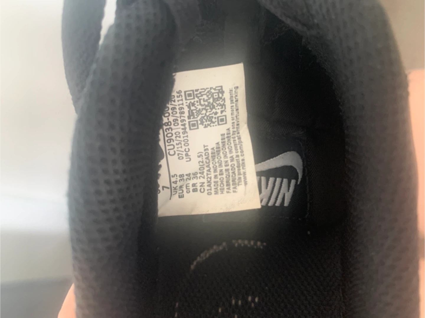 Nike Court Vintage Sneakers - Black & White - photo 5