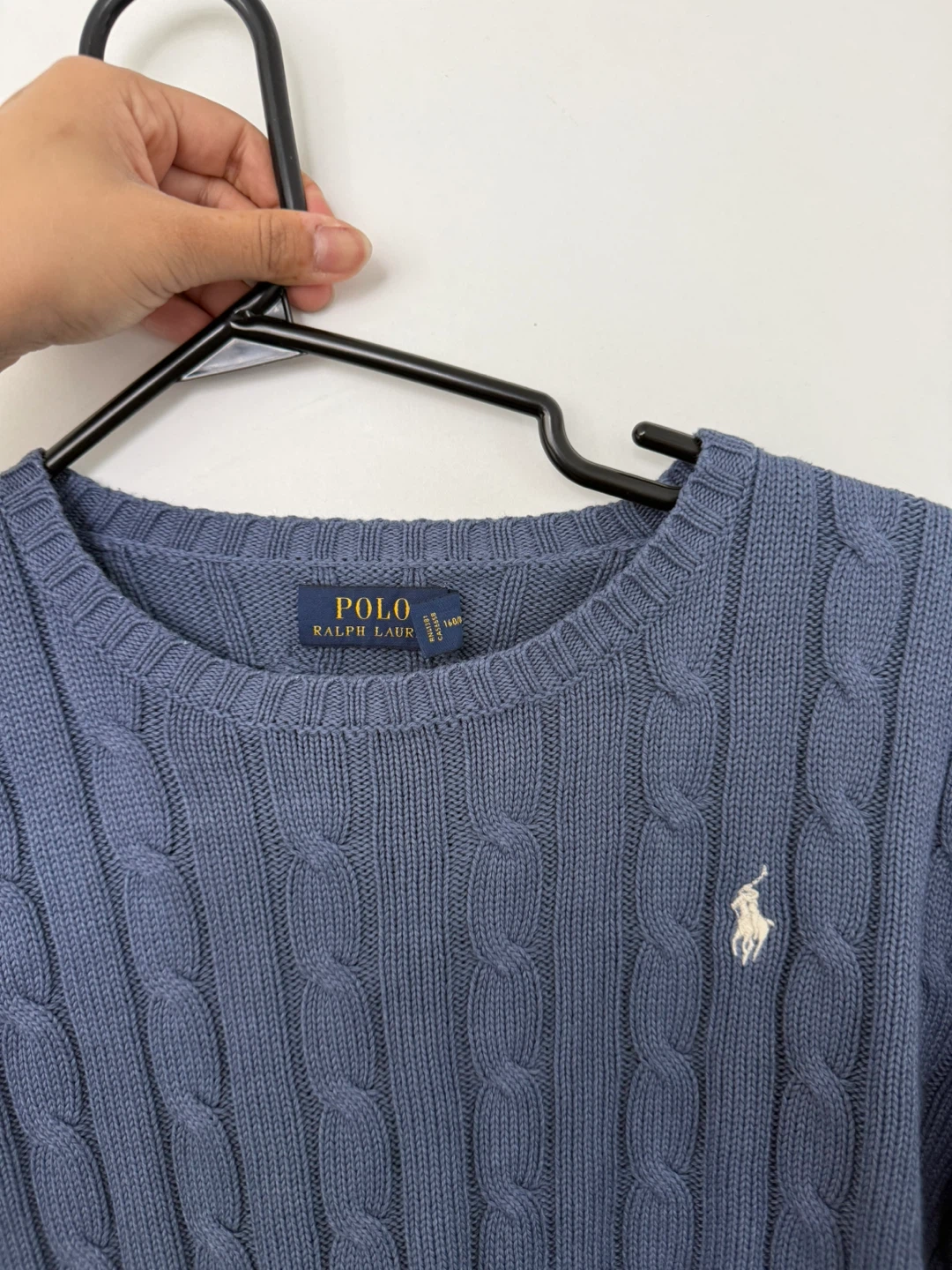 Polo Ralph Lauren Cable Knit Sweater Blue - photo 2