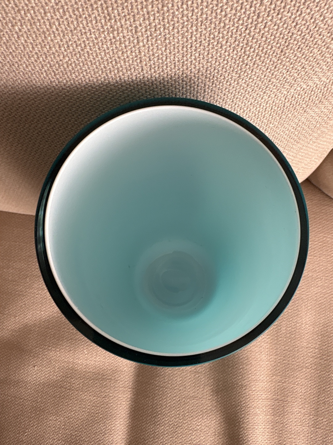 Teal Glass Vase - photo 2