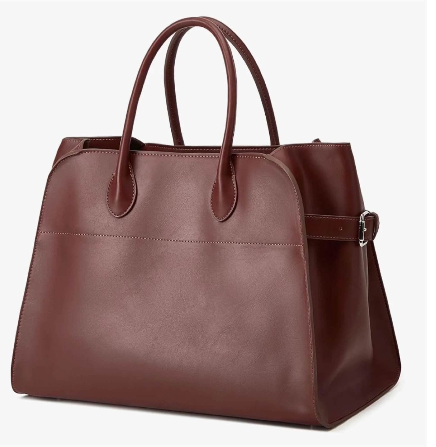 Yafirgeer Vegan Leather Tote Bag