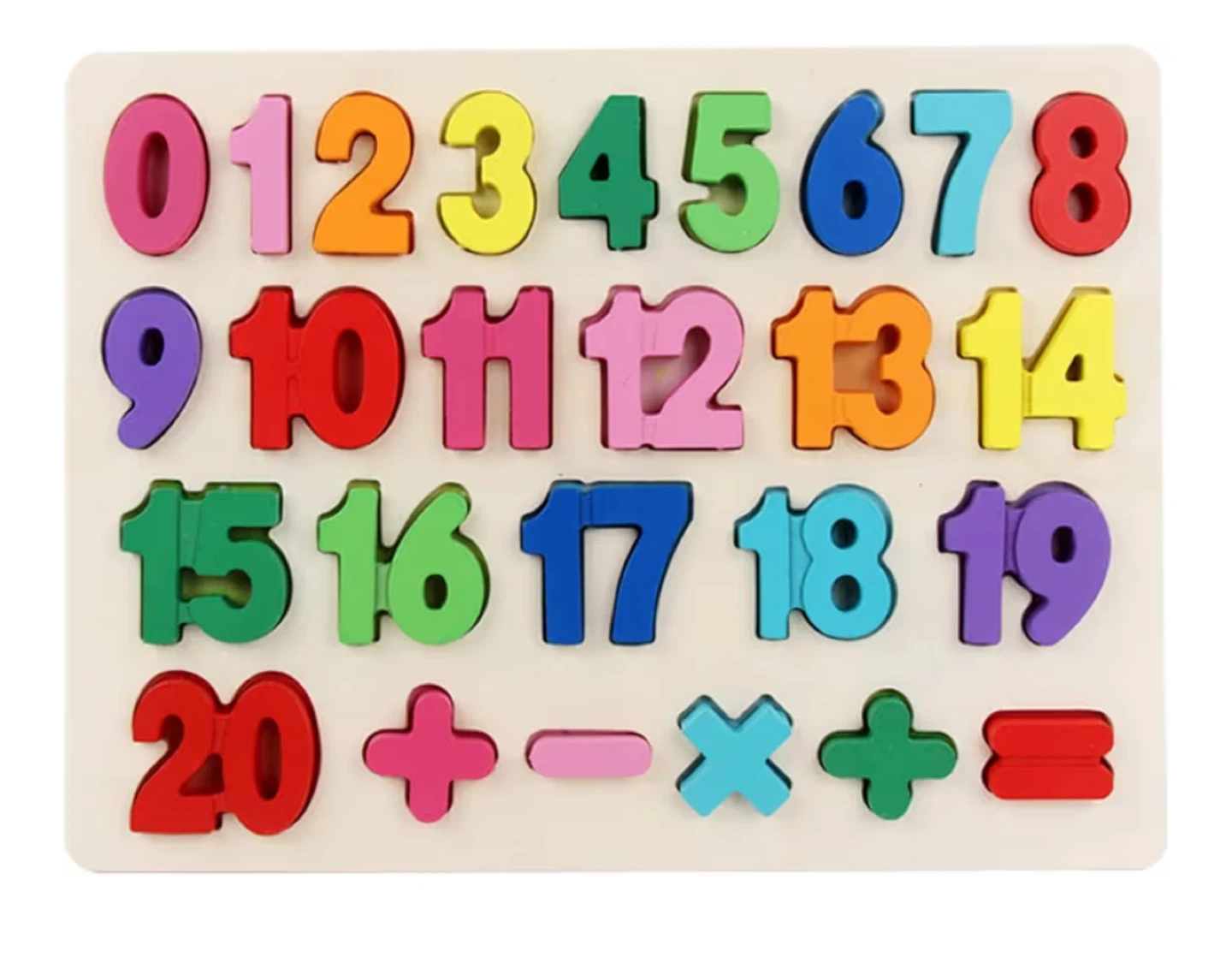 CHESLICK Wooden Number Puzzle Toy 0-20 - photo 2