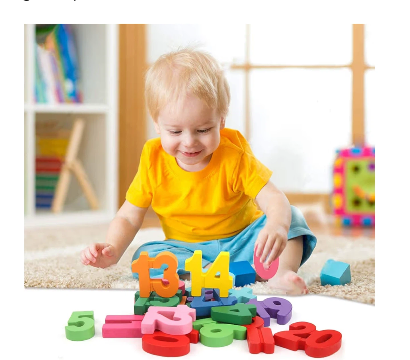 CHESLICK Wooden Number Puzzle Toy 0-20 - photo 3