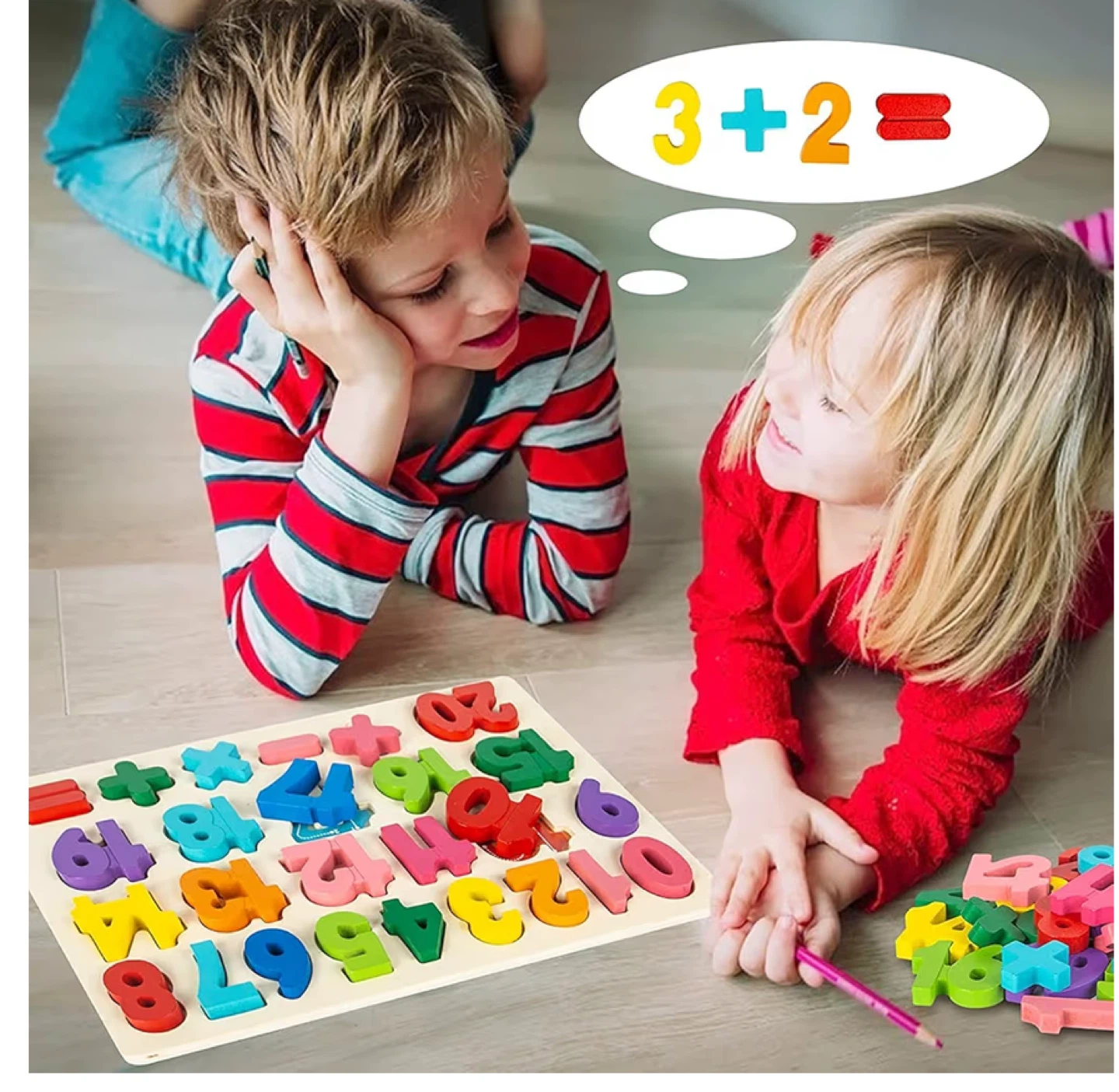 CHESLICK Wooden Number Puzzle Toy 0-20 - photo 4