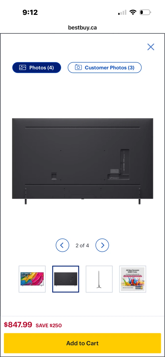 (New, never opened) LG TV 65QNED82AUA 65" QNED AI 4k Smart TV - photo 5