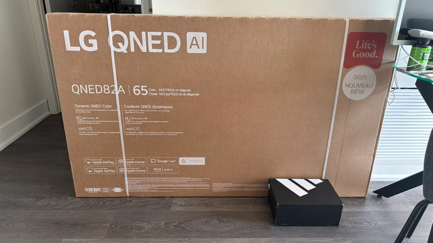 (New, never opened) LG TV 65QNED82AUA 65" QNED AI 4k Smart TV