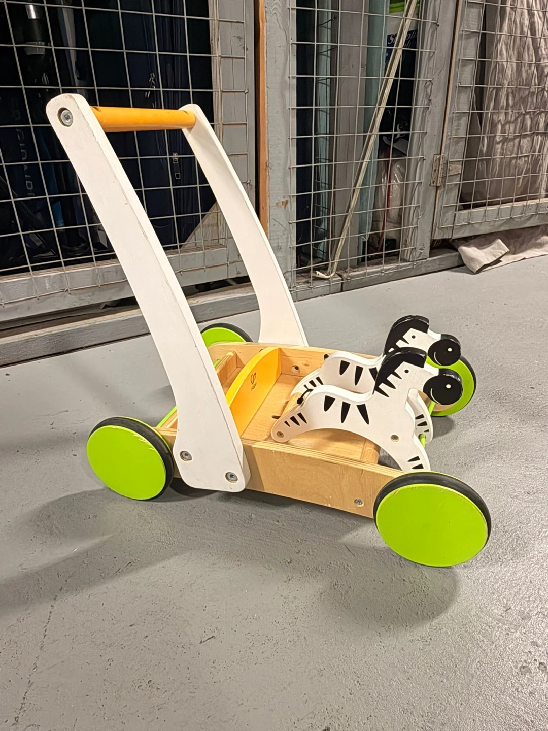 Hape Wooden Walker with Zebras