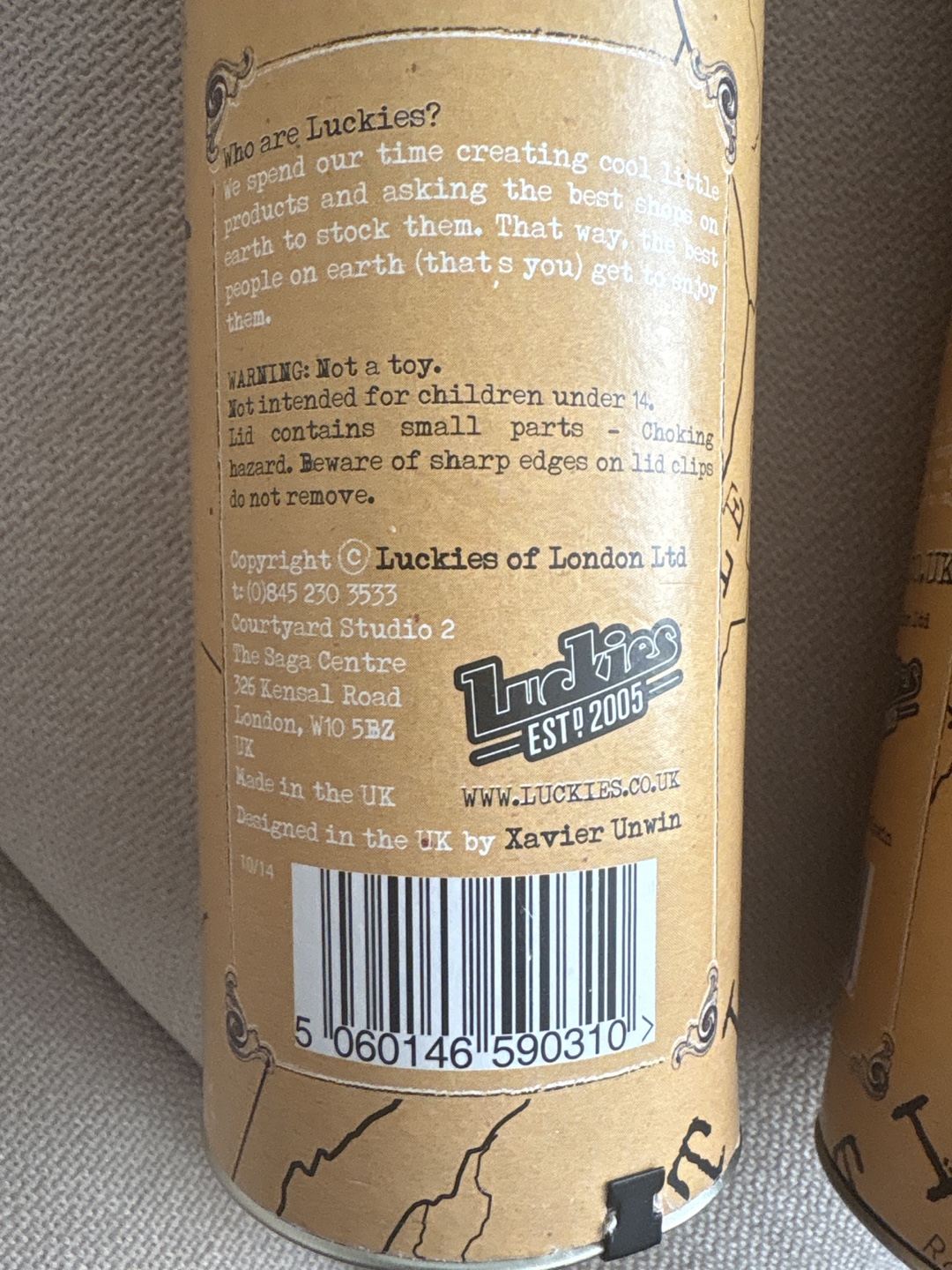 Lucky's of London Scratch Off Map 2-Pack - photo 2