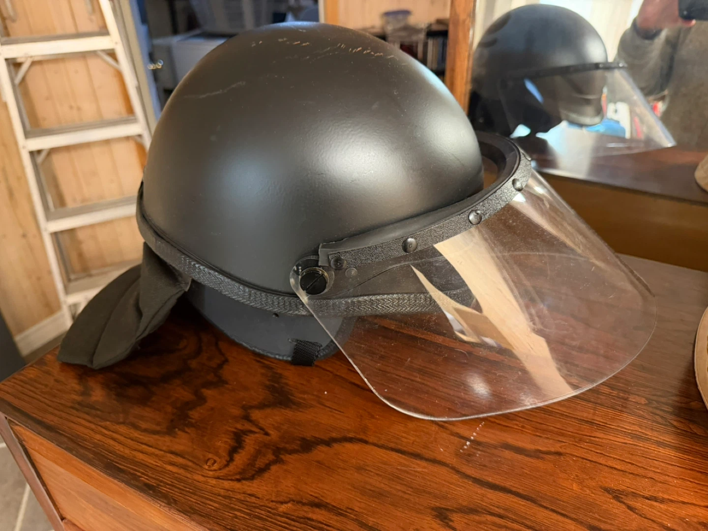 Premier Crown Police Riot Control  Helmet with Visor