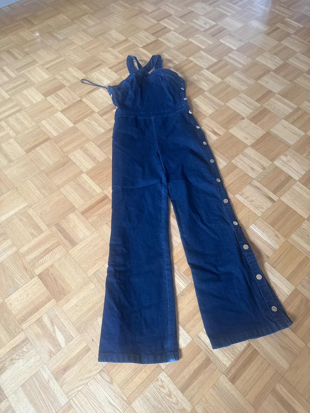 GUESS Blue Denim Jumpsuit Size S