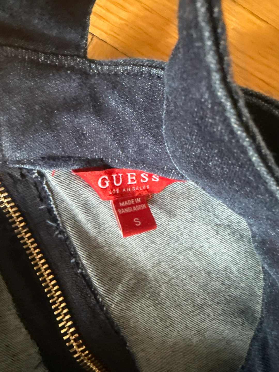 GUESS Blue Denim Jumpsuit Size S - photo 2