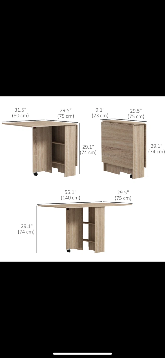 Folding Dining Table - photo 2