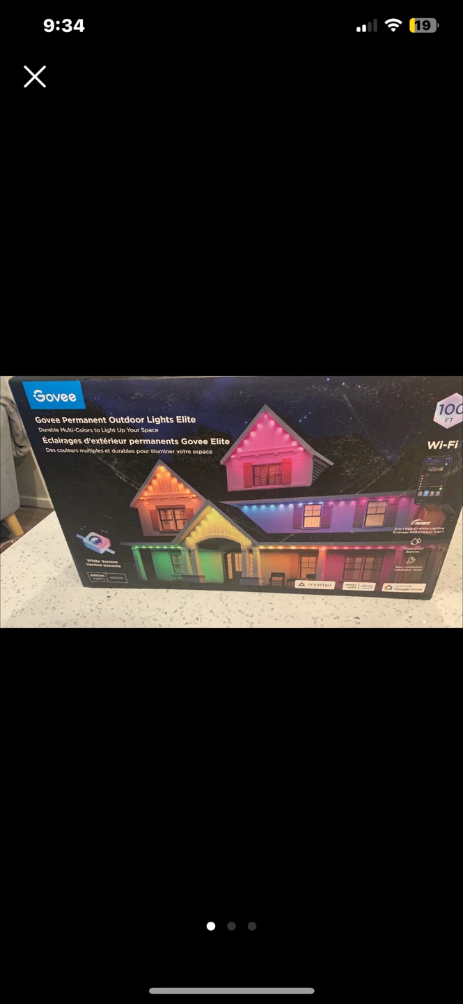 🥕Govee Permanent Outdoor Lights Elite 100 FT Wi-Fi