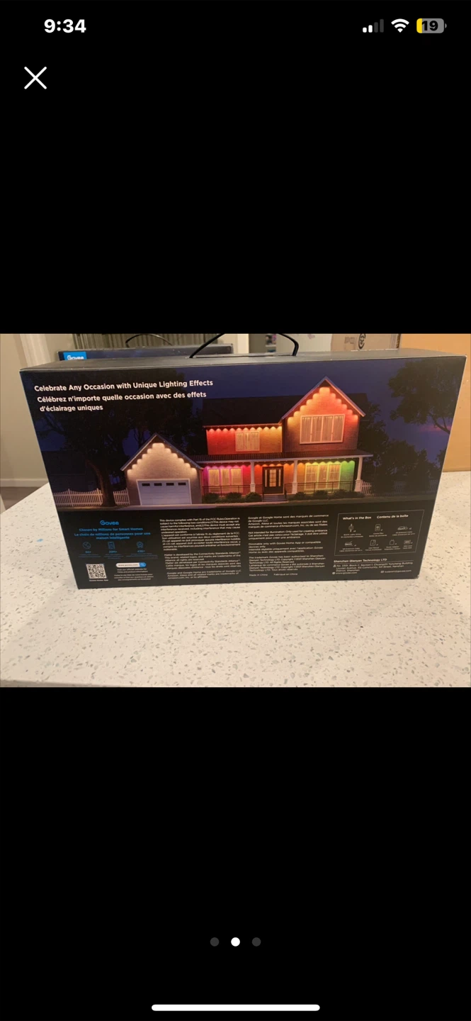 🥕Govee Permanent Outdoor Lights Elite 100 FT Wi-Fi - photo 2