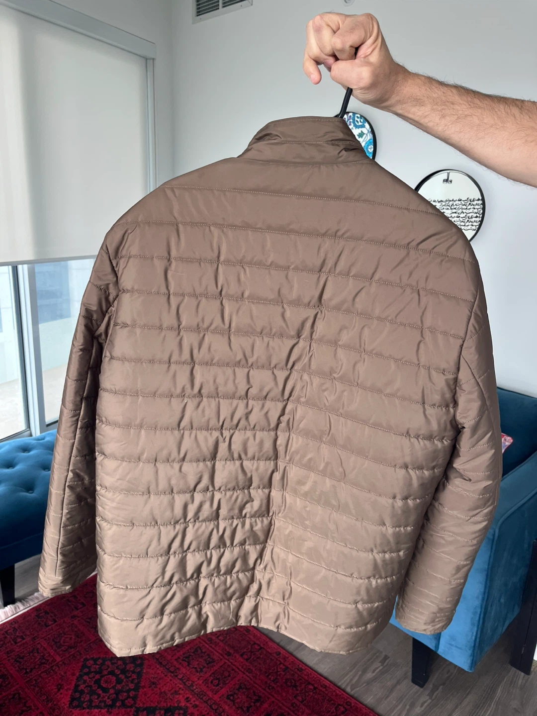 Biagazzi Puffer Jacket - Brown. Pick up Liberty village only - photo 3