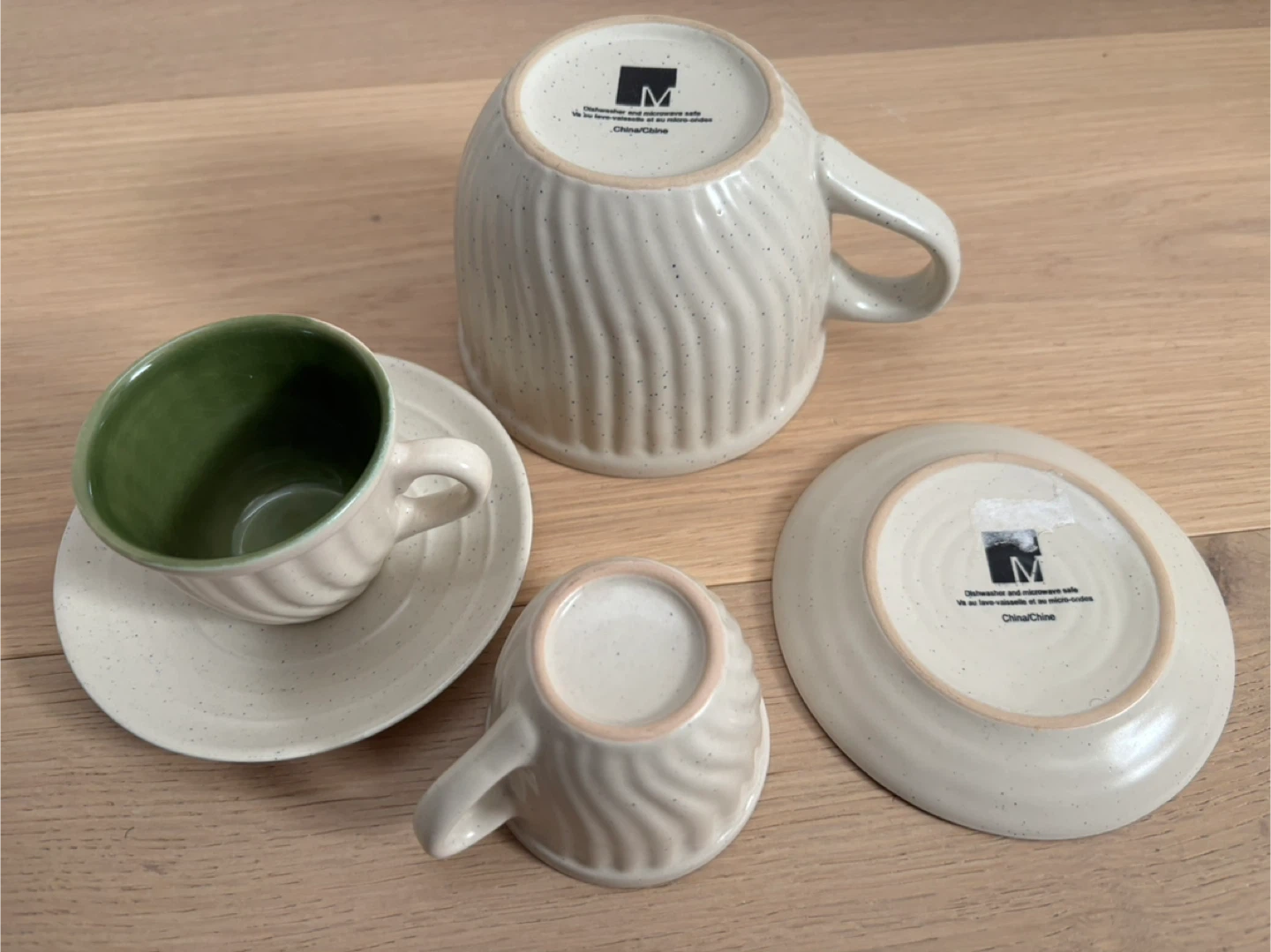 Assorted Mugs, Espresso, Coffee w Saucers - like new - photo 3