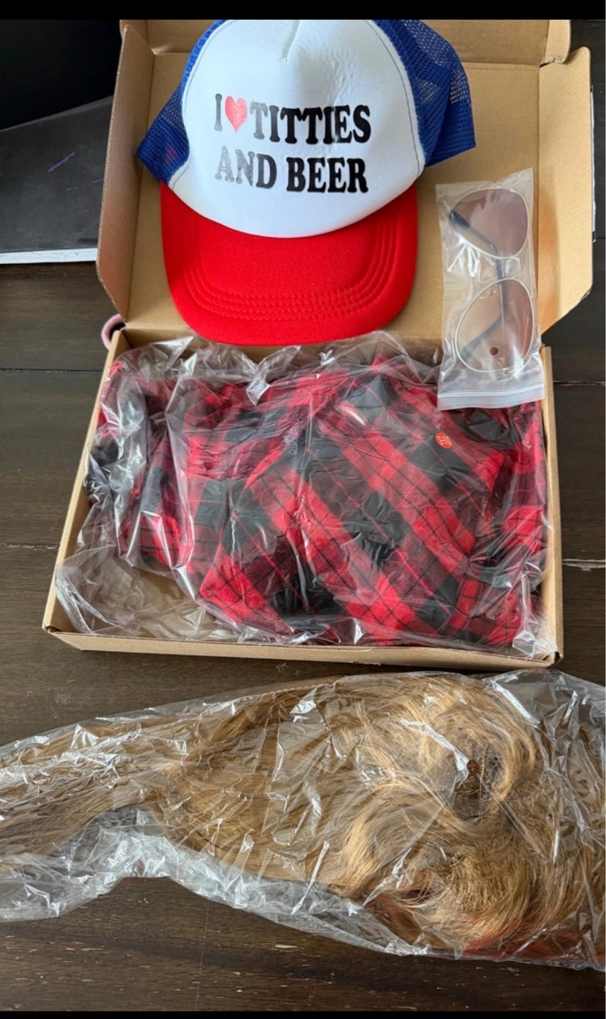 SATINIR 80s Mullet Costume Set - photo 3