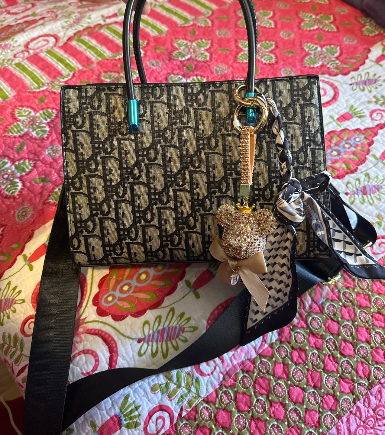 Dior Oblique Canvas Mini Tote Bag