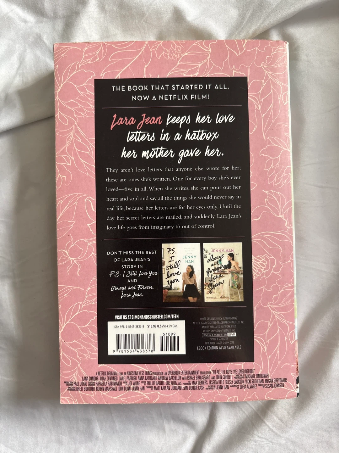 To All the Boys I've Loved Before by Jenny Han Paperback Book - photo 2