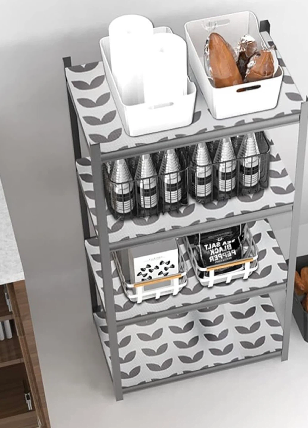 20 ft long shelving liners in different patterns - photo 3