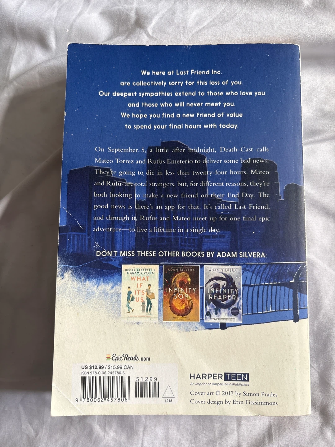 They Both Die at the End by Adam Silvera - photo 2