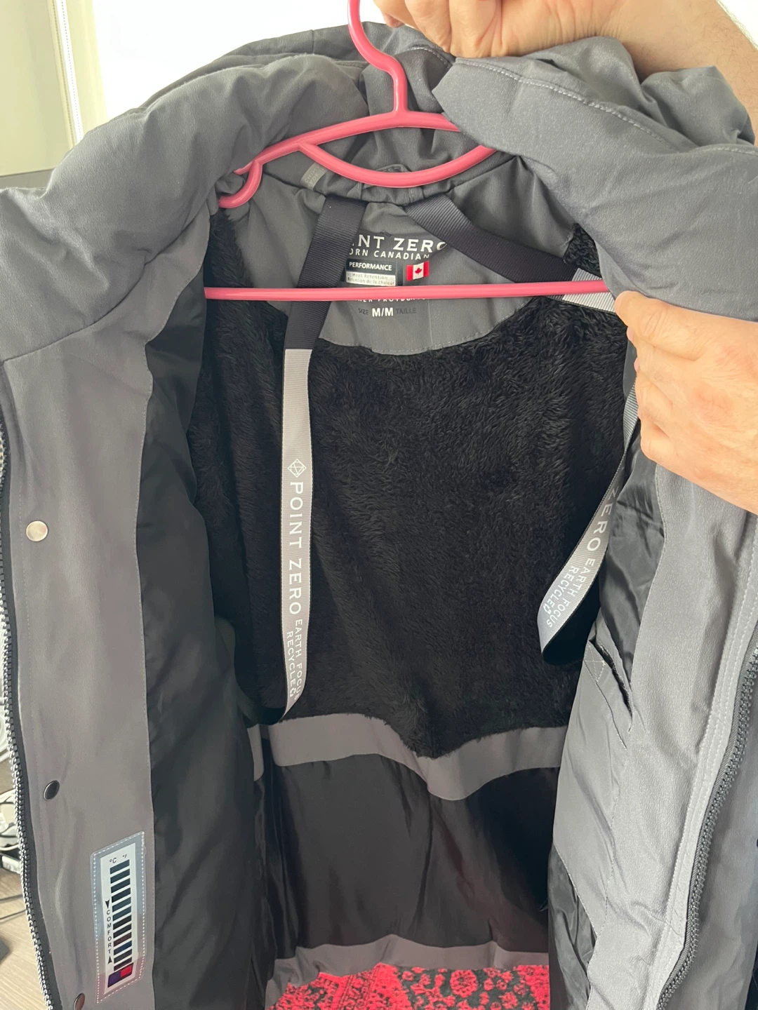 Point Zero Grey Puffer Jacket - Size M - photo 4