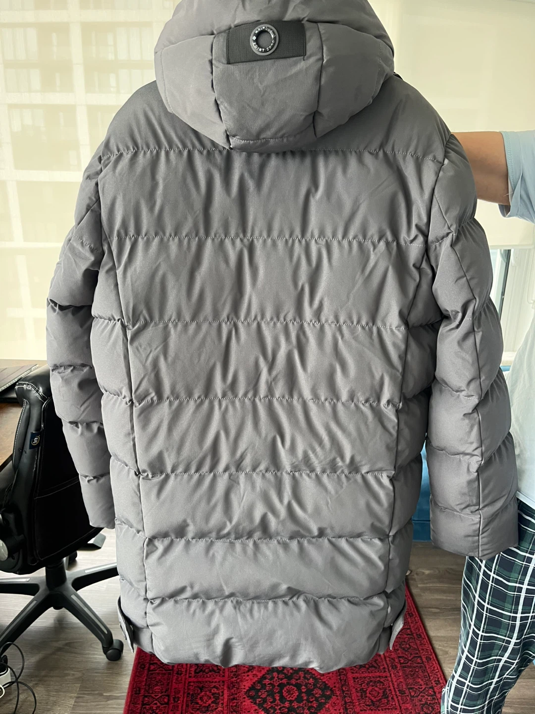 Point Zero Grey Puffer Jacket - Size M