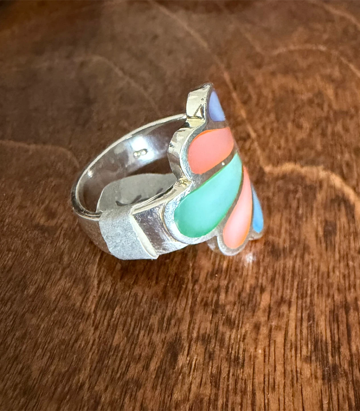 Colourful ring (silver stamped 925) - photo 4