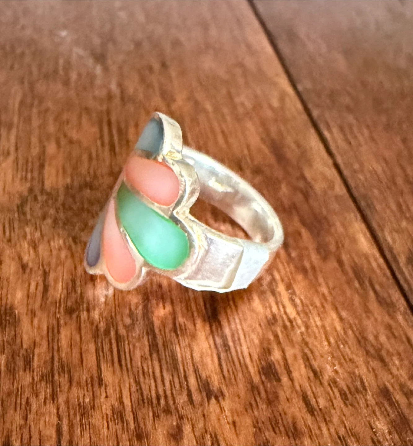 Colourful ring (silver stamped 925) - photo 3