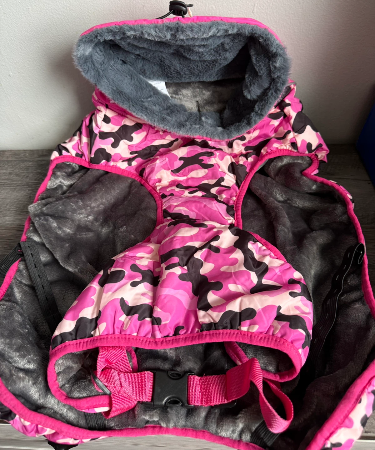 IECoii Extra Warm Dog Coat - Pink Camo - photo 2