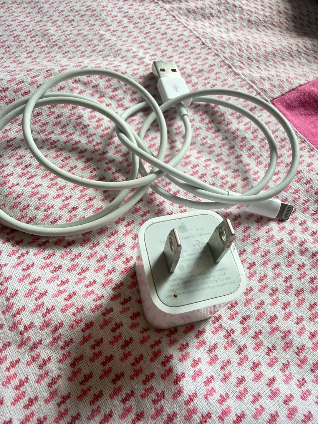 Apple USB Power Adapter and Lightning Cable - photo 2