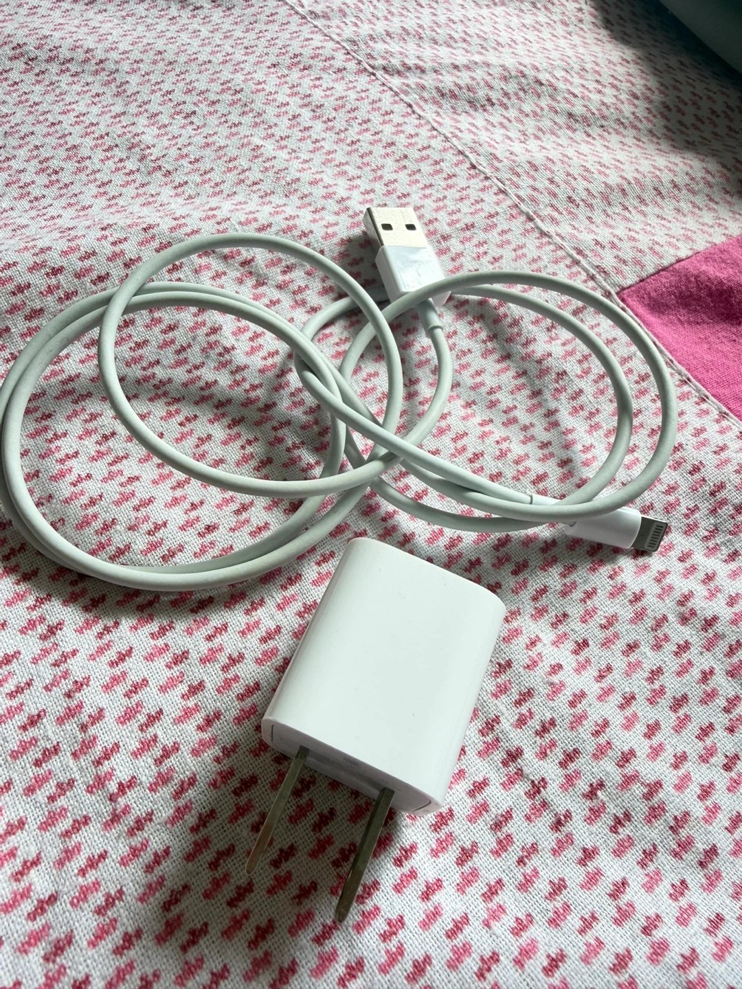 Apple USB Power Adapter and Lightning Cable