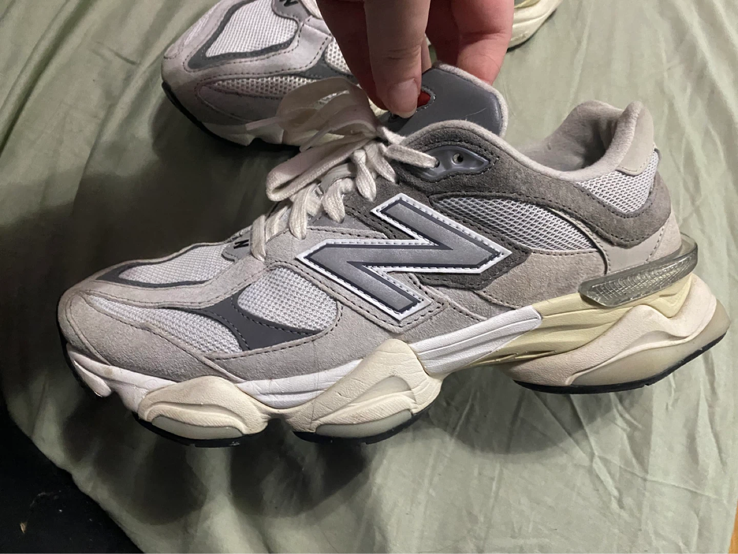 New Balance 9060 Grey Running Shoes - photo 2