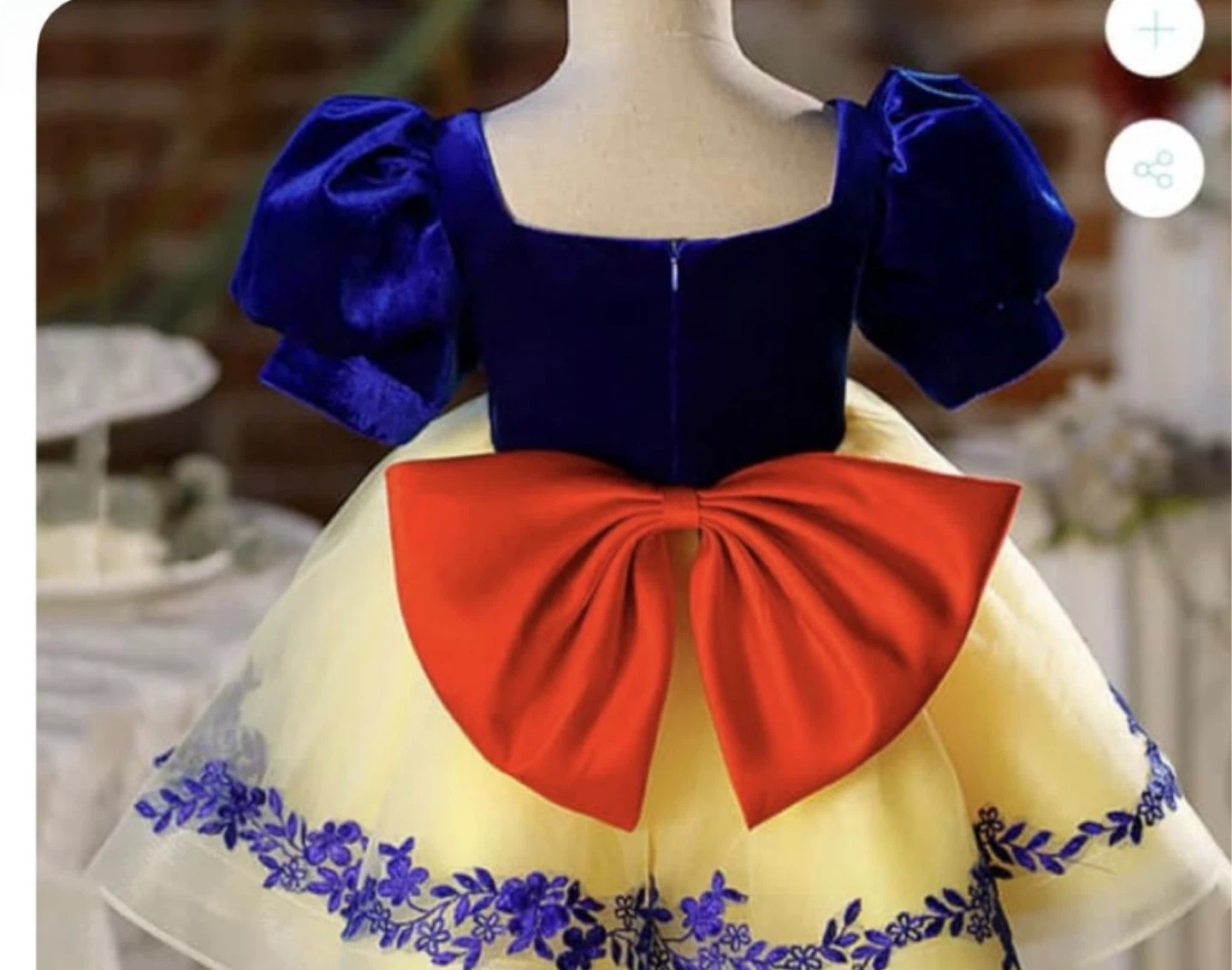 Girls Snow White Inspired Princess Dress - photo 4