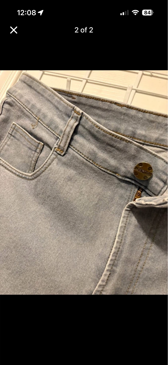 Light Wash Denim Jeans - photo 2