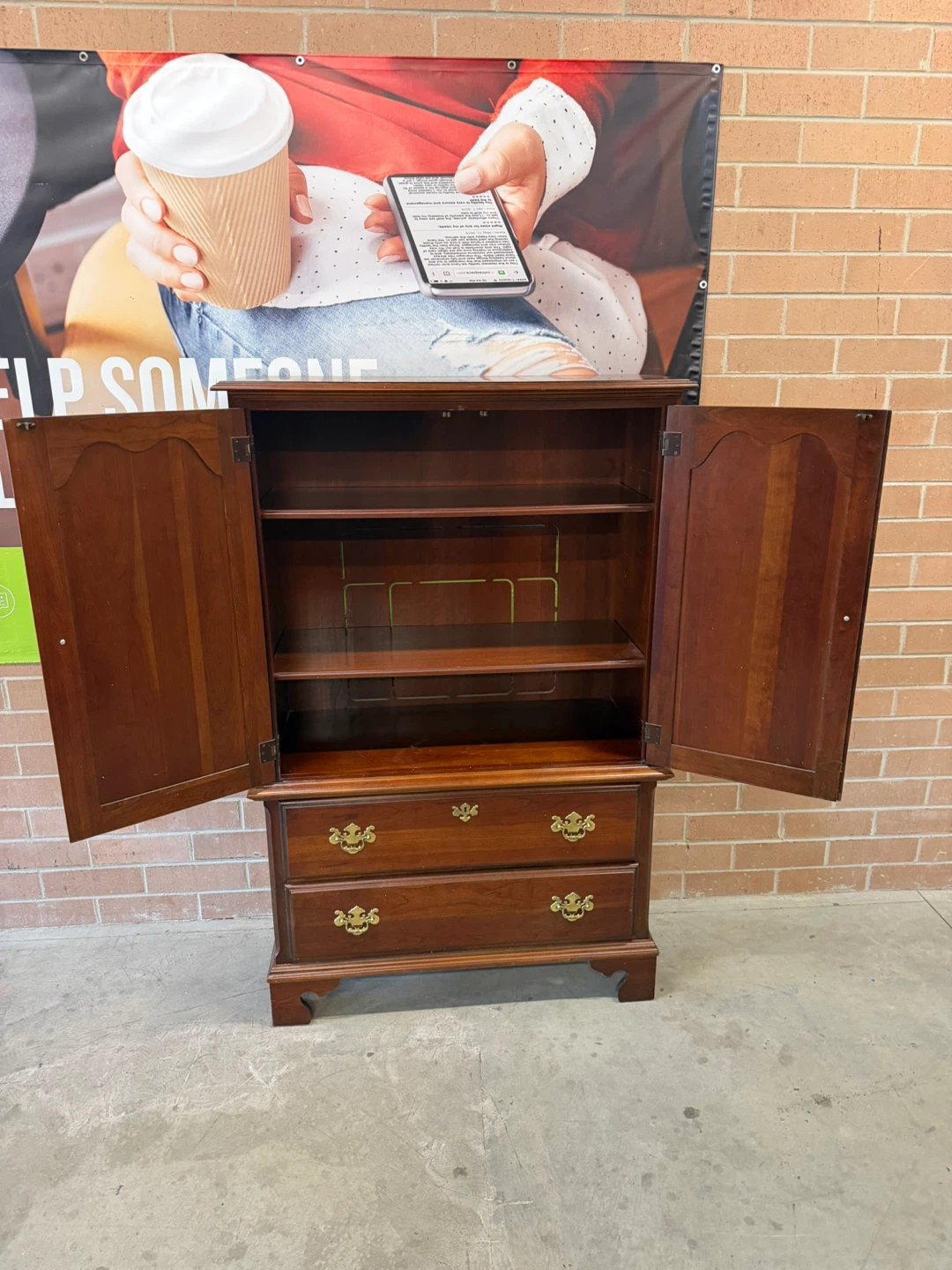 Medallion Collection Solid Wood Cabinet with Drawers - photo 5