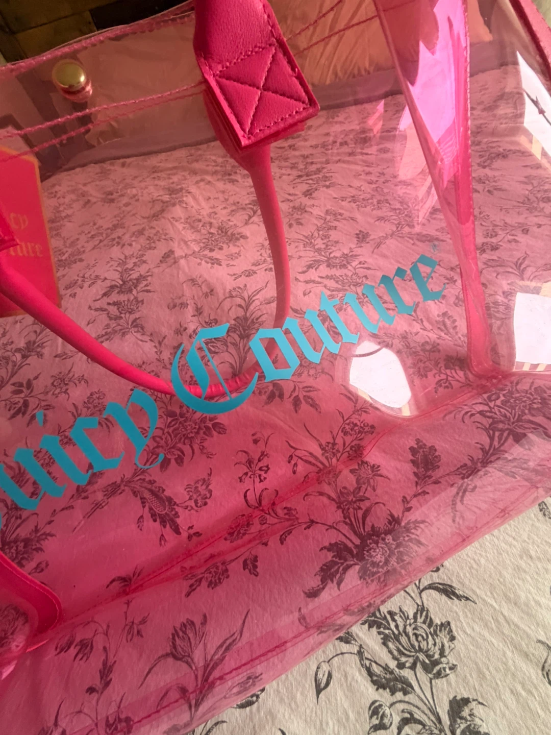 Juicy Couture Pink Clear Tote Bag - photo 5