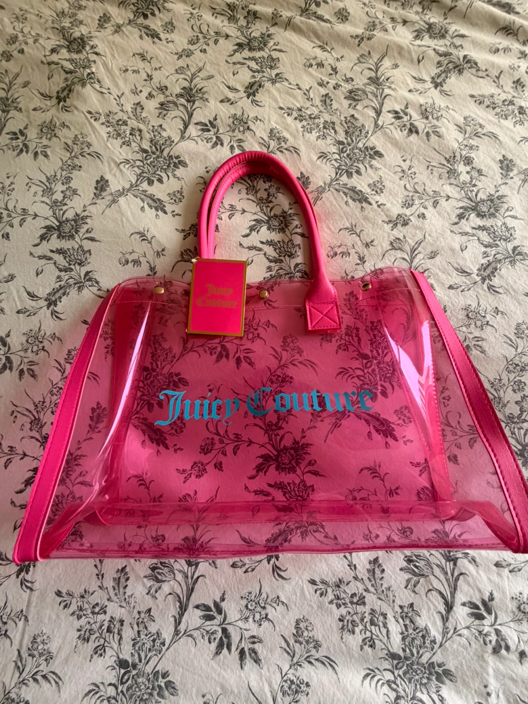 Juicy Couture Pink Clear Tote Bag - photo 3